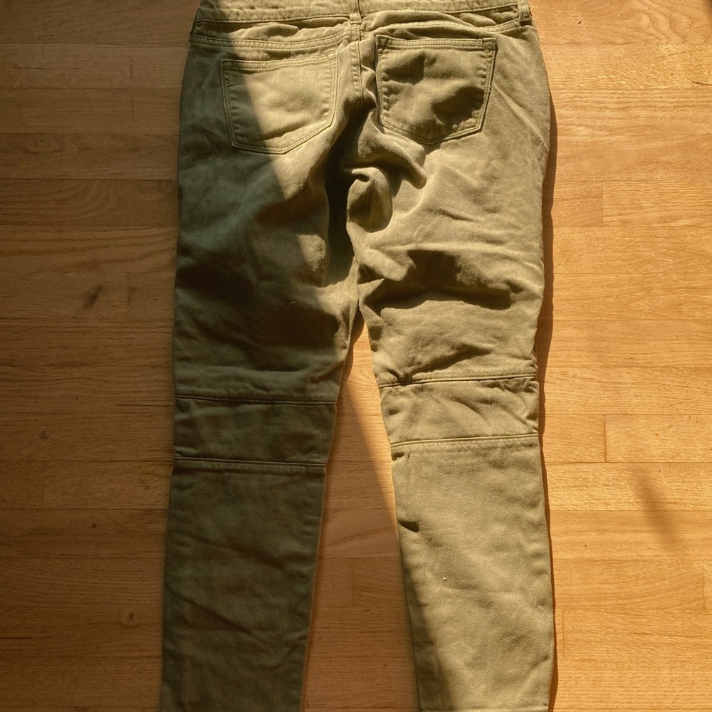 Olive green J. Crew pants, size 26 🫒
